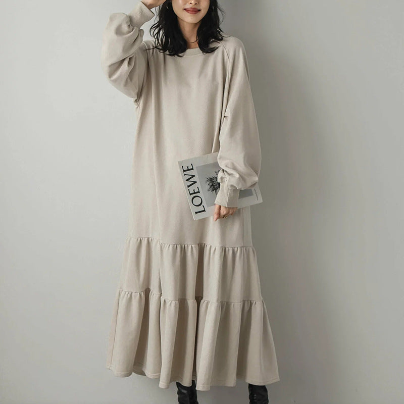 Femme Cozy Gestufter Sweatshirtkjole Stilla