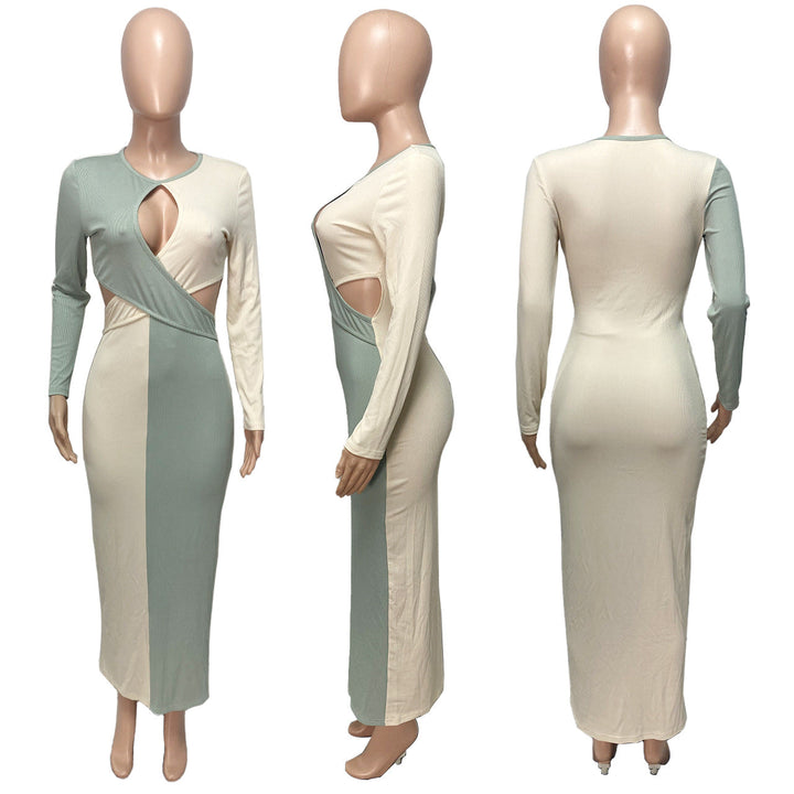 Stilla | Sexy Lange Ærme Bodycon Maxi Kjole