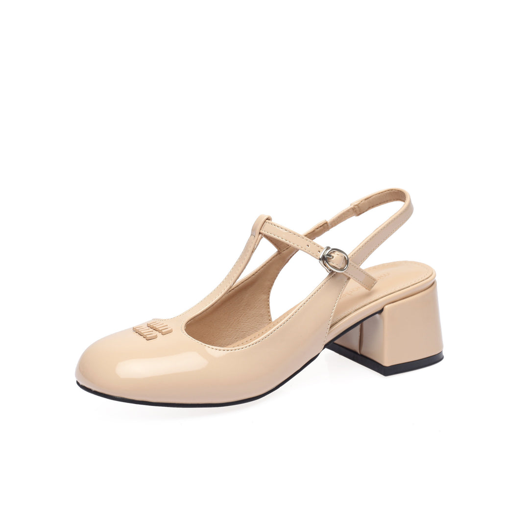 Dame Elegant Slingback Blokhælssko Stilla