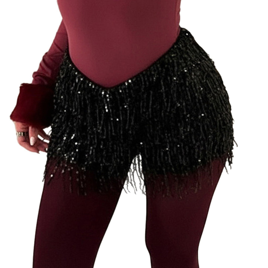 Dame Funktions-Hotpants med elegant strassdesign Skovae