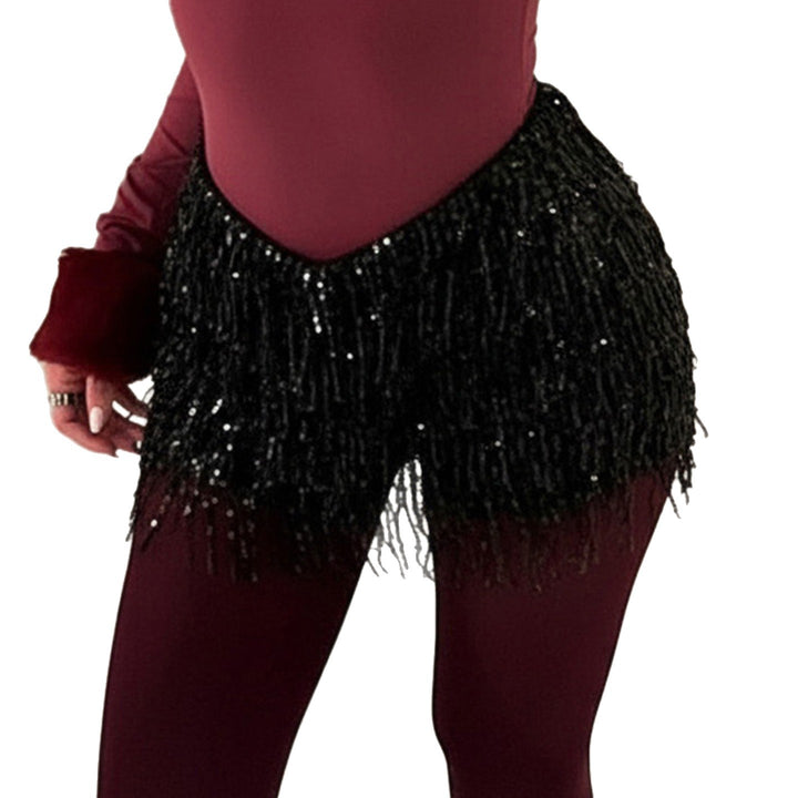 Dame Funktions-Hotpants med elegant strassdesign Skovae