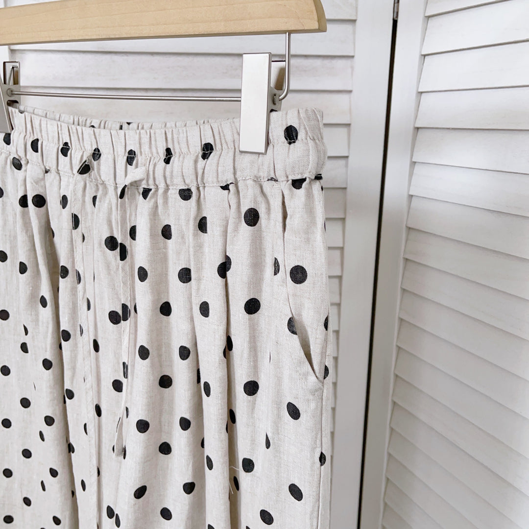 Dame Casual Polka Dot Maxi Nederdel Stilla