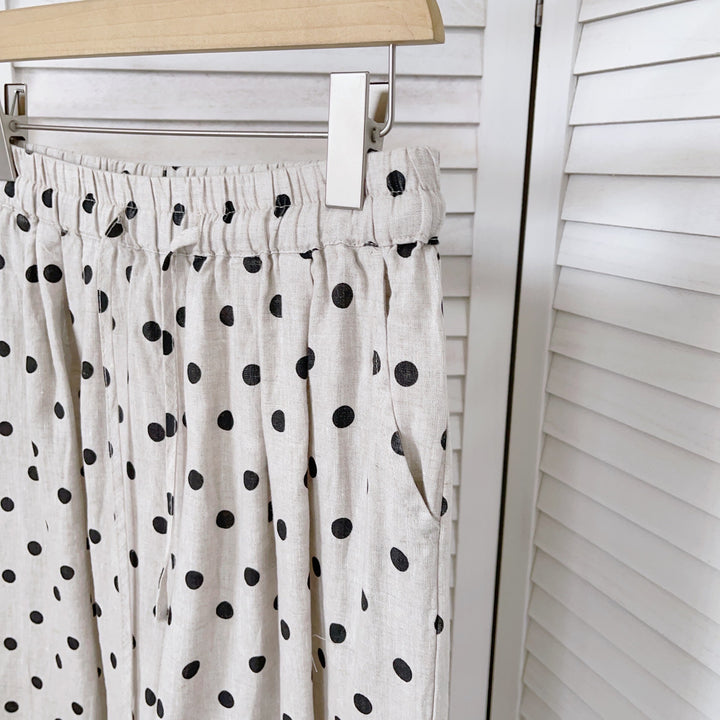 Dame Casual Polka Dot Maxi Nederdel Stilla