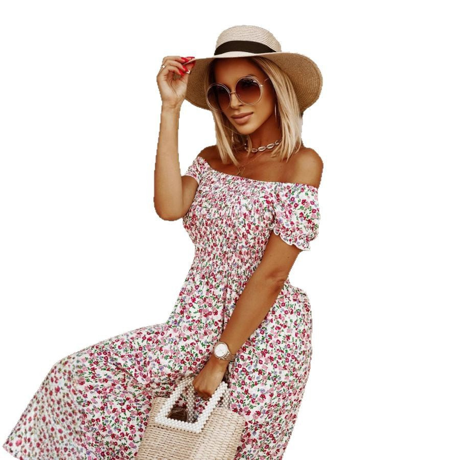 Dame Floral Maxikjole med justerbare stropper Stilla