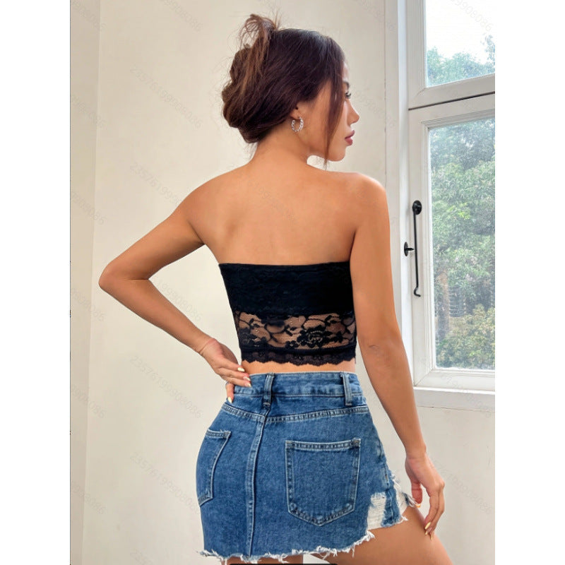 Dame Spids Bustier med elegant design og feminine detaljer Skovae