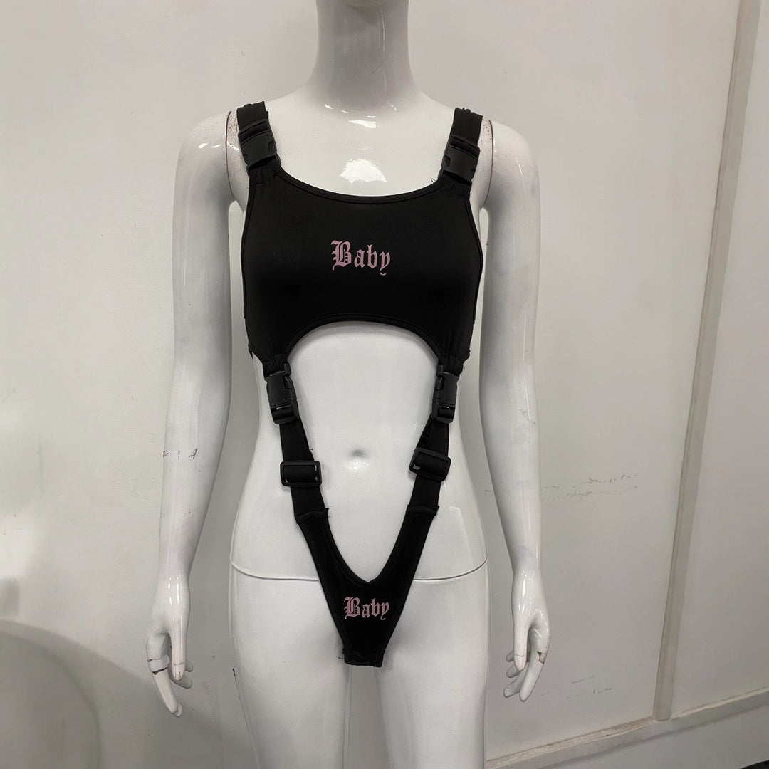 Dame Wickelbody med unikt design og justerbare stropper Skovae
