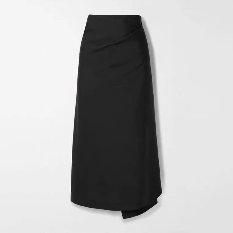 Dame tidløs Midi-nederdel lavet af højkvalitetsstof med elegant snit og praktiske detaljer Stilla