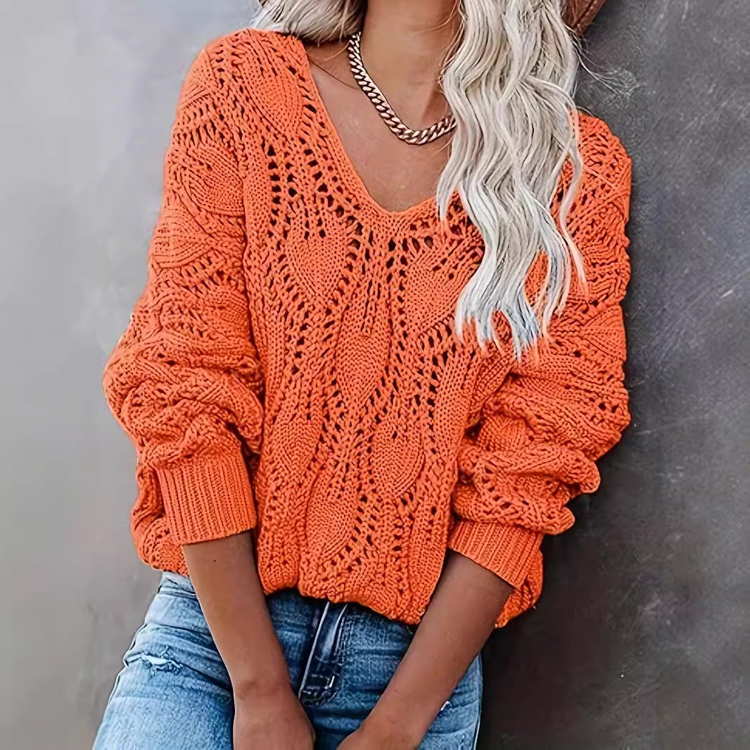 Femme Åben Strikbluse Stilla