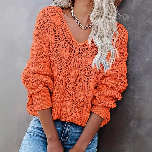 Femme Åben Strikbluse Stilla