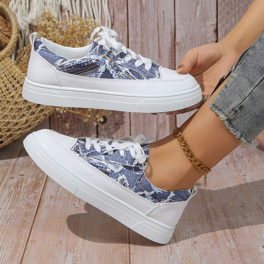 Femme Grafiktryk Fritid Sneakers Stilla