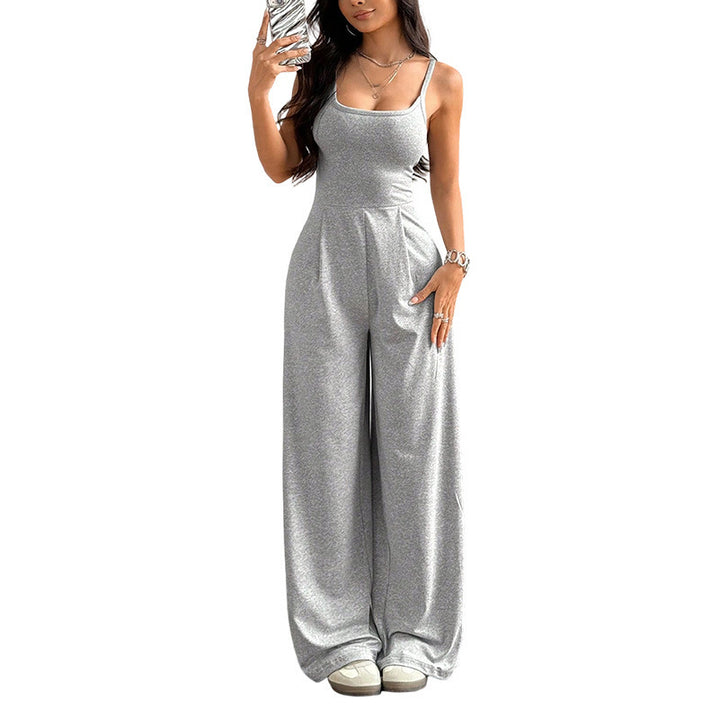 Dame jumpsuit med bredt ben og elegant snit Skovae