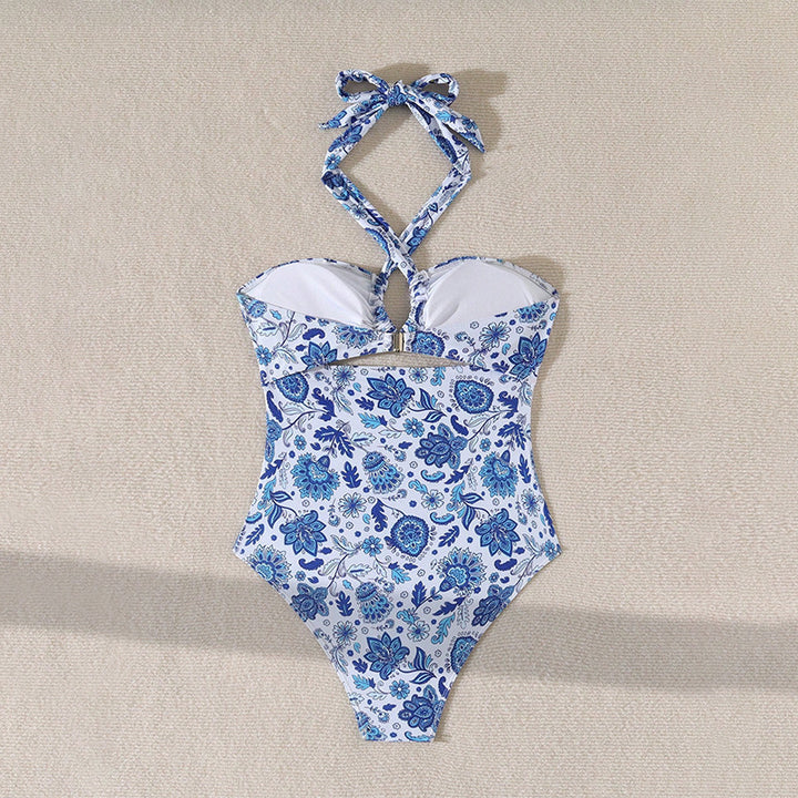 Dame Cut-Out Halter Neck Enstykke Badetøj Stilla