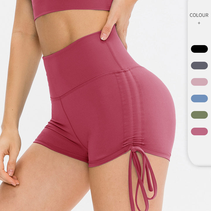 Dame Sporty Shorts med høj talje og justerbare sideskeder Stilla