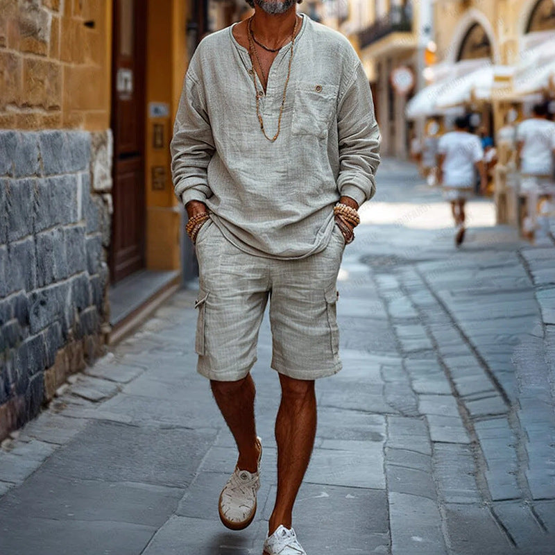 Herrer casual linnedragt Stilla