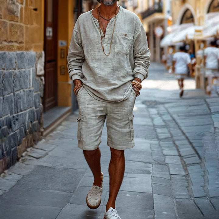 Herrer casual linnedragt Stilla