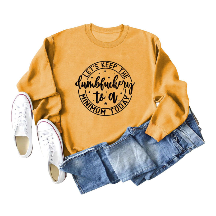 Kvinders grafiske sweatshirt med motiverende print Stilla