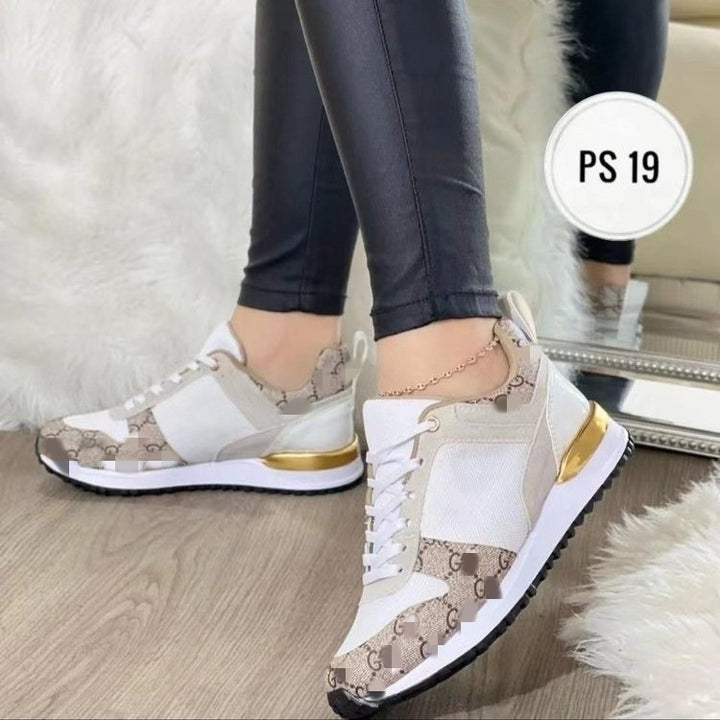 Dame mode Sneakers med struktureret overdel og elegante accenter Stilla