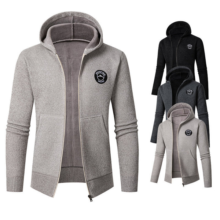 Herre Fleeceforet Zip-Up Hoodie Stilla