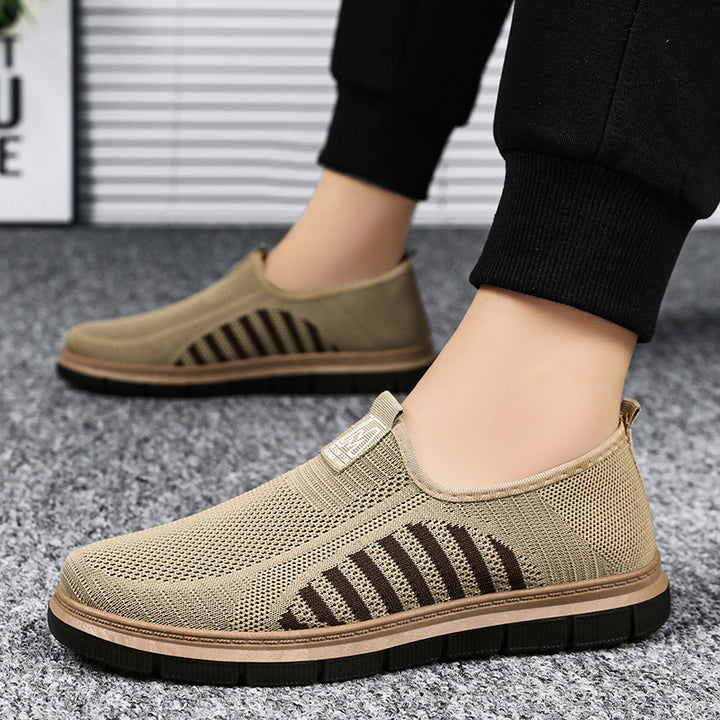 Dame Slip-On Åndbare Sneakers med Fleksibelt Mesh-Design Stilla