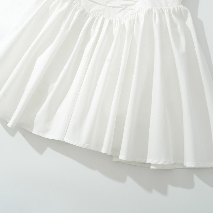 Femme Off-Shoulder Rynk Mini Kjole Stilla