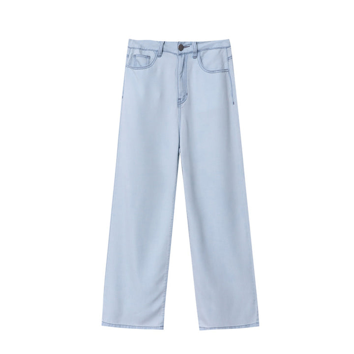 Kvinders brede jeans med høj talje og afslappet skæring Stilla