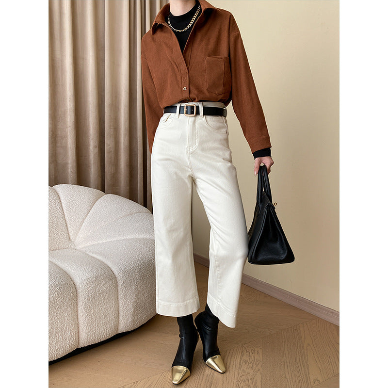 Damer Elegant Tern Bluse med Klassisk Snit Stilla