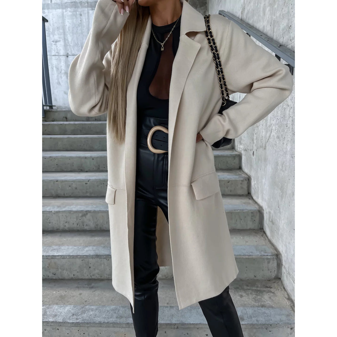 Dame Blazer-Fin overdel med elegante lommer Stiila