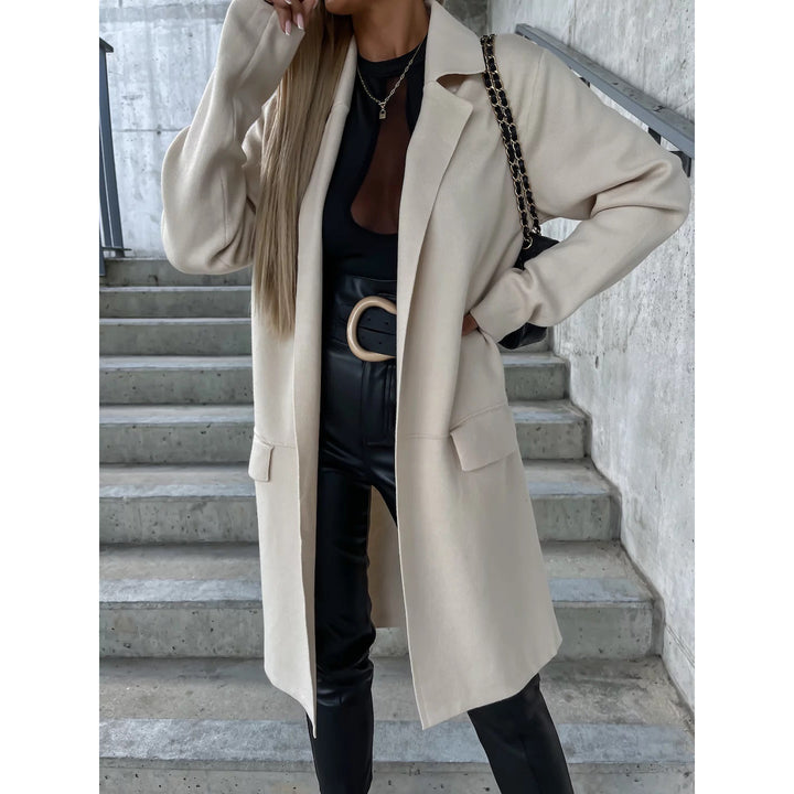 Dame Blazer-Fin overdel med elegante lommer Stiila