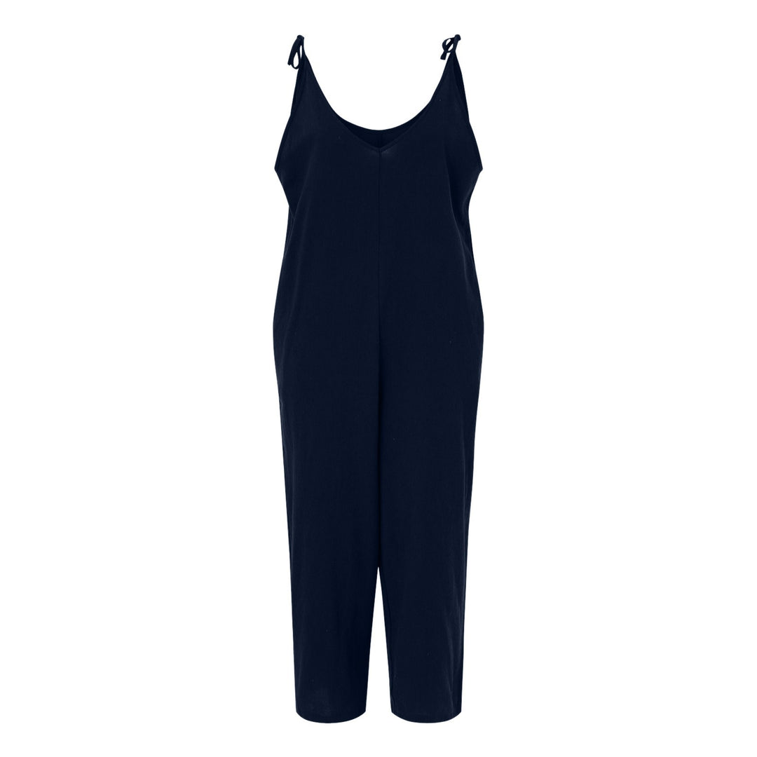 Dame Fritids Spaghetti-strop Jumpsuit Stilla