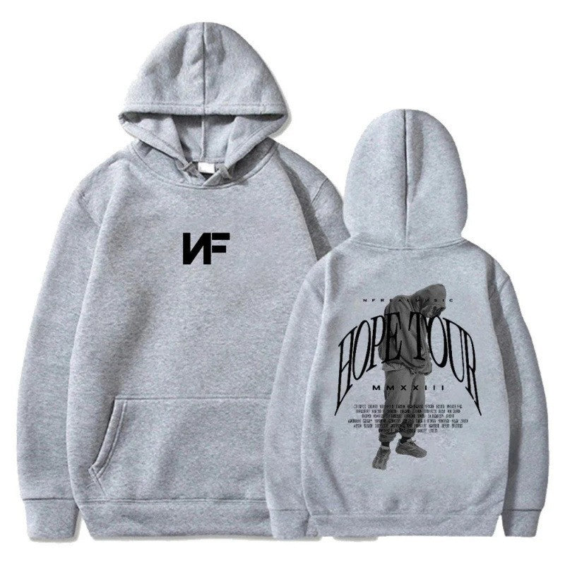 Women's hoodie with exclusive tour print Skovae