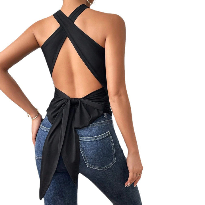 Kvinders bodysuit med elegant kryds-halsudskæring og figursyet pasform Stilla