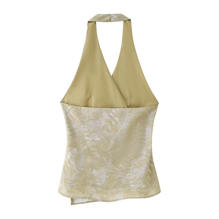 Dame Floral Print Vidde-Ben-Bukser Stilla