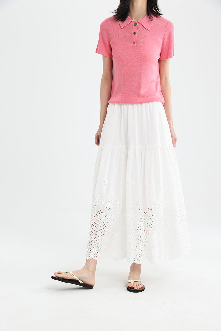 Femme Luftig Blomster-Solblomst Skirt Stilla