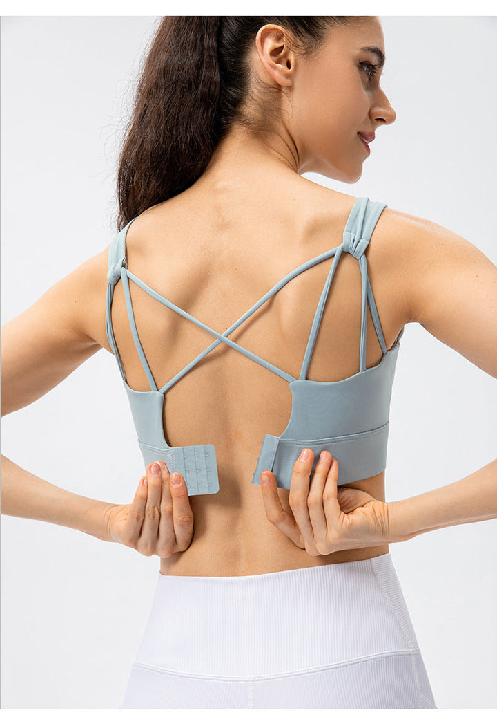 Stilla | Strength One Piece Sports Bra Fastkopplende Yoga Vest Med Spænde Og Stødabsorption for Kvinder