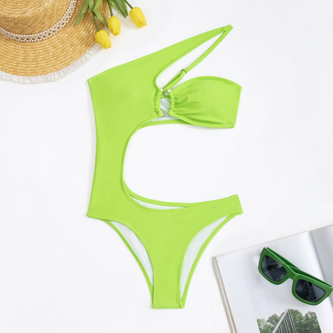 Dame Højskæring Cut-Out Monokini Stilla