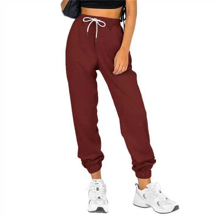Kvindernes sporty sweatpants med praktisk snøre og elastisk linning Stilla