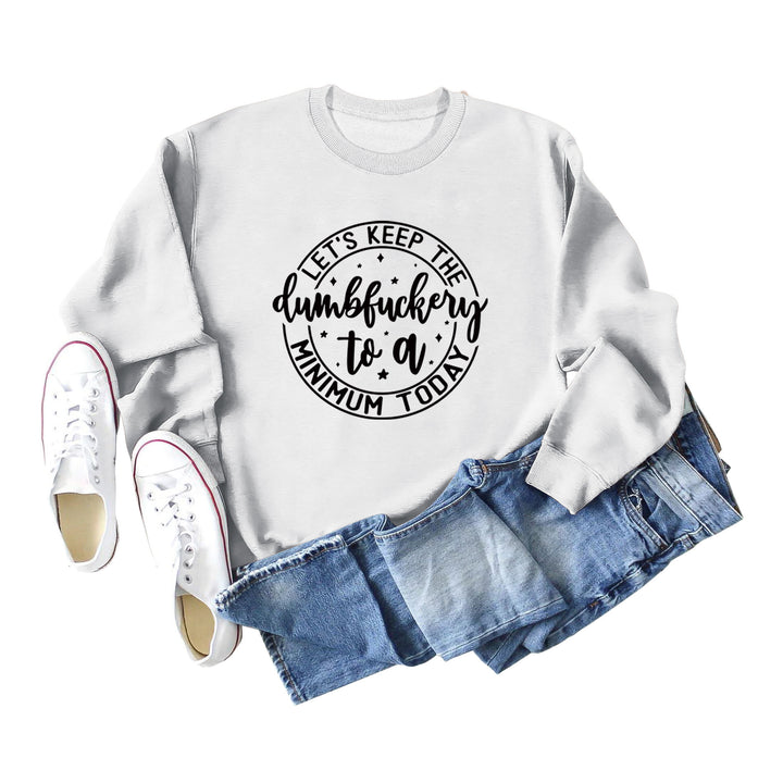 Kvinders grafiske sweatshirt med motiverende print Stilla