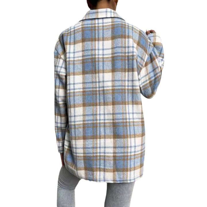 Dame ternet overshirt med afslappet snit Stilla