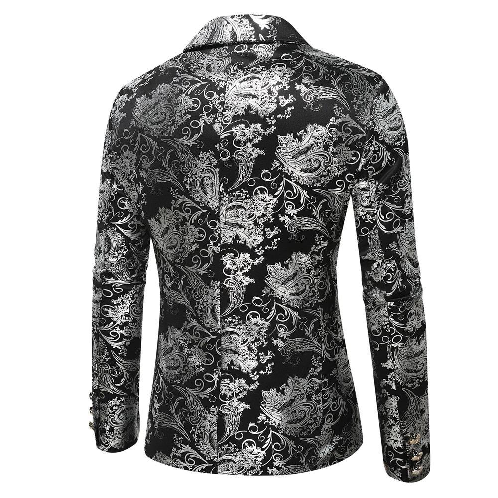 Herrer Ornate Moderne Skræddersyet Blazer Stilla