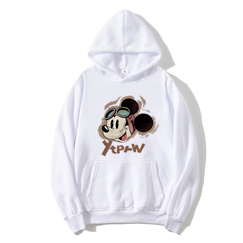Kvinders hoodie med kreativ Mickey Mouse design Skovae