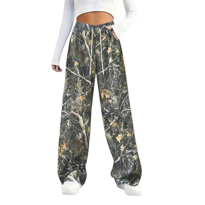 Dame Camouflage Fritidsbukser Stilla