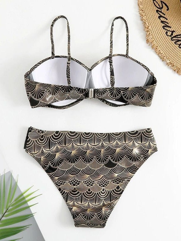 Damer Elegant Underbust-Bikini-Sæt Stilla