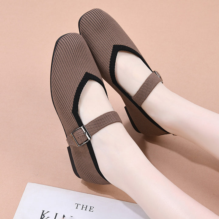 Femme Elegante Spænde rem Ballerinas Stilla