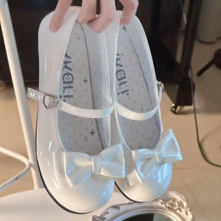Dame elegante Mary Jane Ballerinas med modebånd-detalje og komfortabelt fodseng Stilla