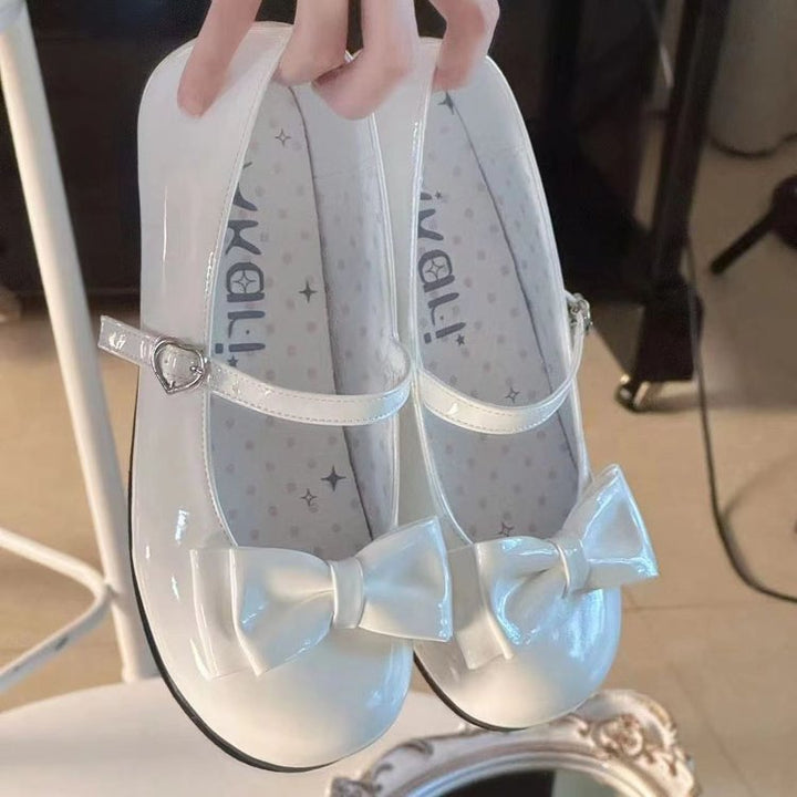 Dame elegante Mary Jane Ballerinas med modebånd-detalje og komfortabelt fodseng Stilla