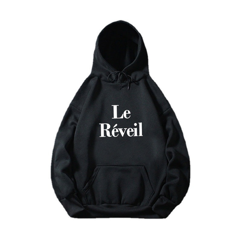 Dame hoodie med stilfuld tryk Skovae