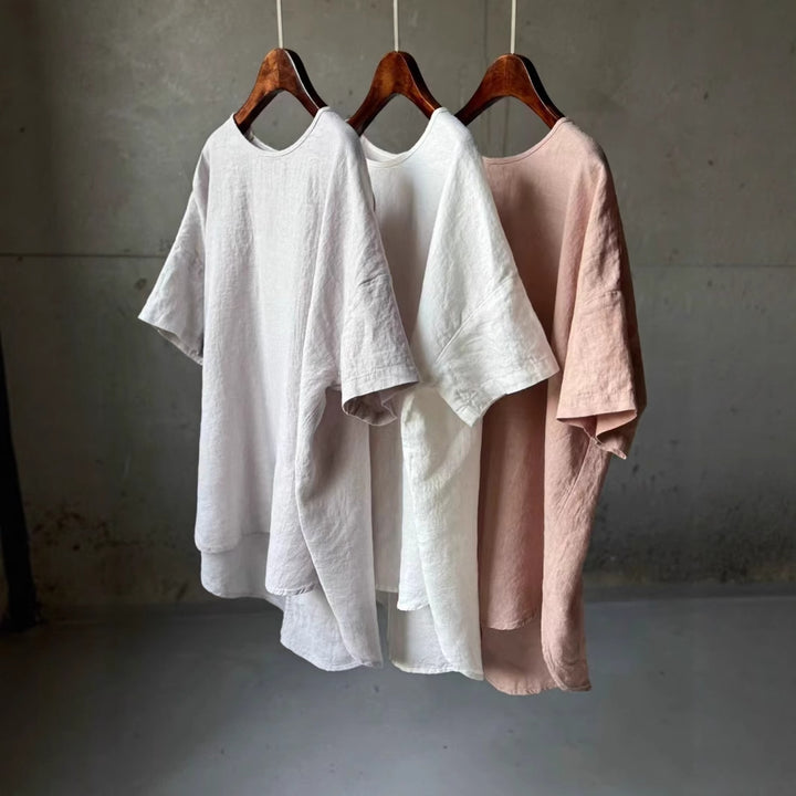 Femme Relaxed Fit Linned T-Shirt Stilla