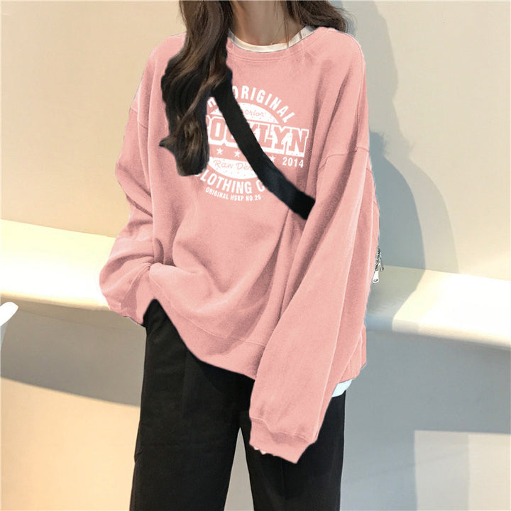 Femme Oversized Grafik Sweatshirt Stilla