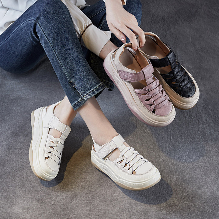 Dame Alsidige Justerbare Stropper Sneakers Stilla