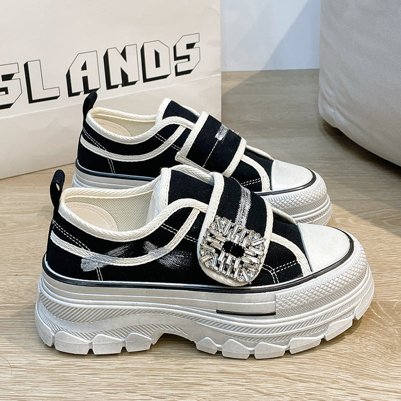Dame Sneakers med trendy design og glitrende detalje Stilla